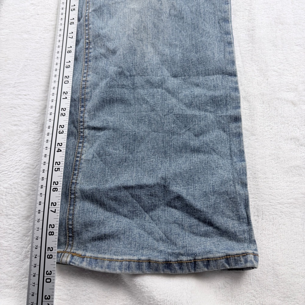Y2K Announcements Maternity Embellished Bug Embroidered Jeans XL 16/18 - Picture 6 of 8